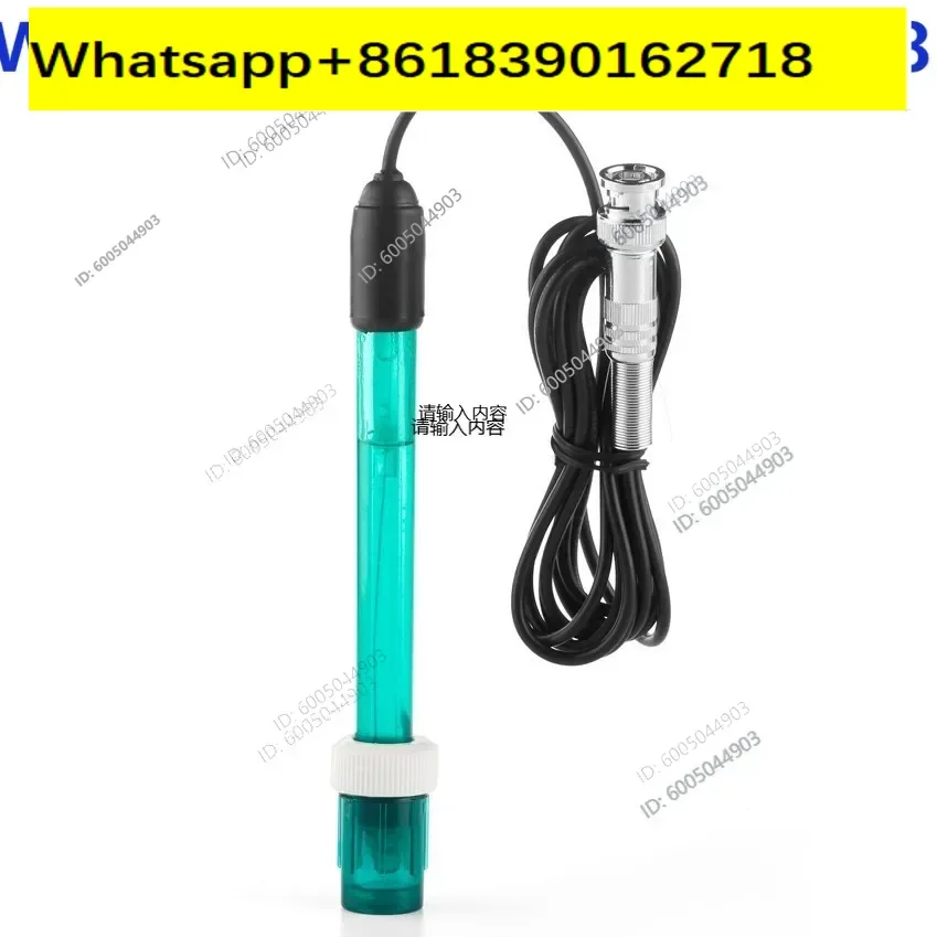 Water Quality Detector Replacement Electrode BNC Interface PH/ORP/EC High Precision Instrument Reaction Corrosion Resistance