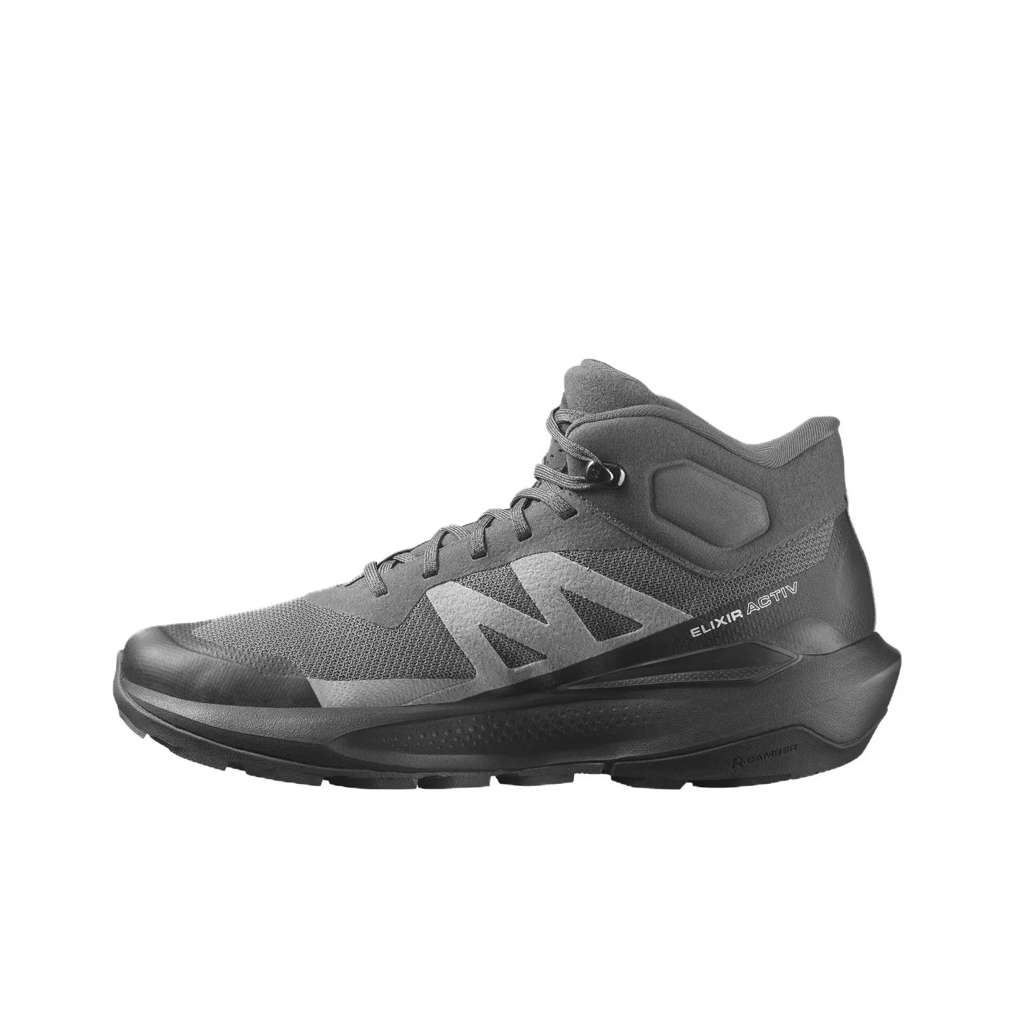 SALOMON Elixir Mid top Outdoor Shoes Men's Black Gray L47456800