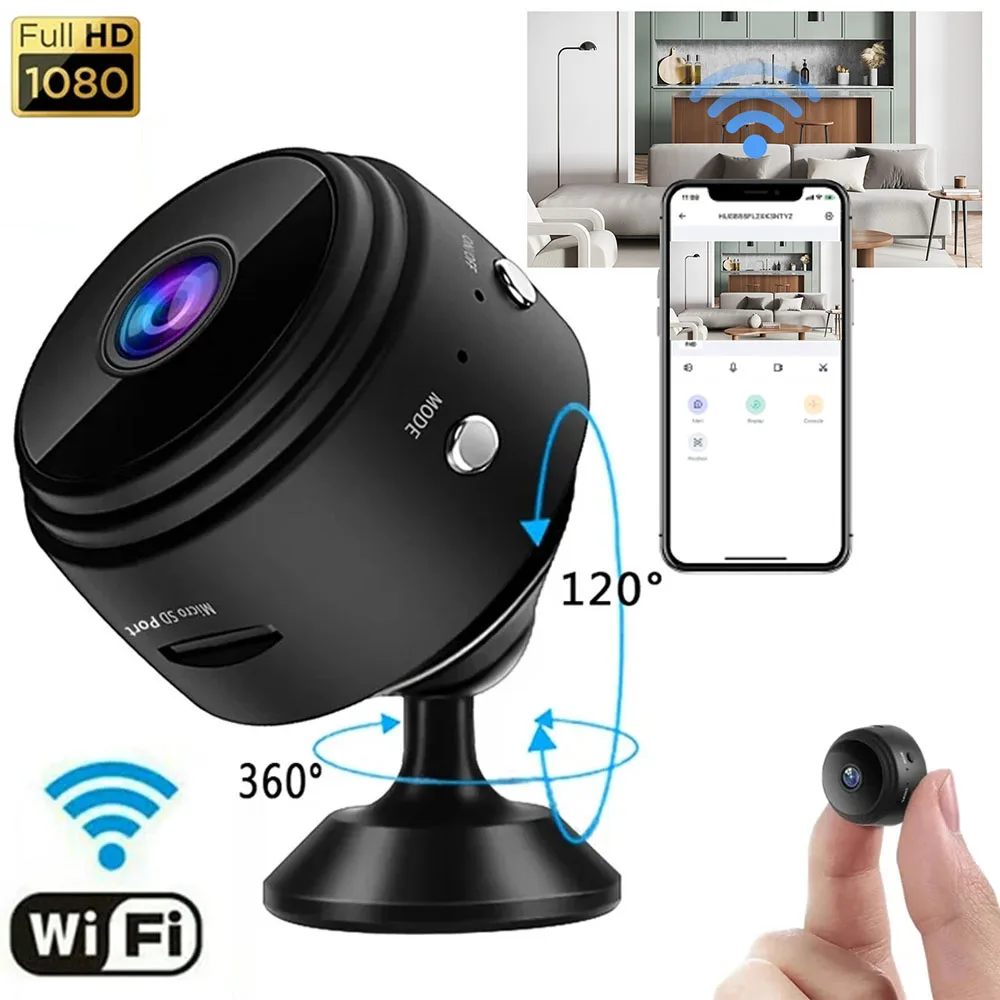 New A9 Camera WiFi 1080P HD Voice Recorder Wireless Mini Camera Video Surveillance Network Camera Smart Home Video Surveillance