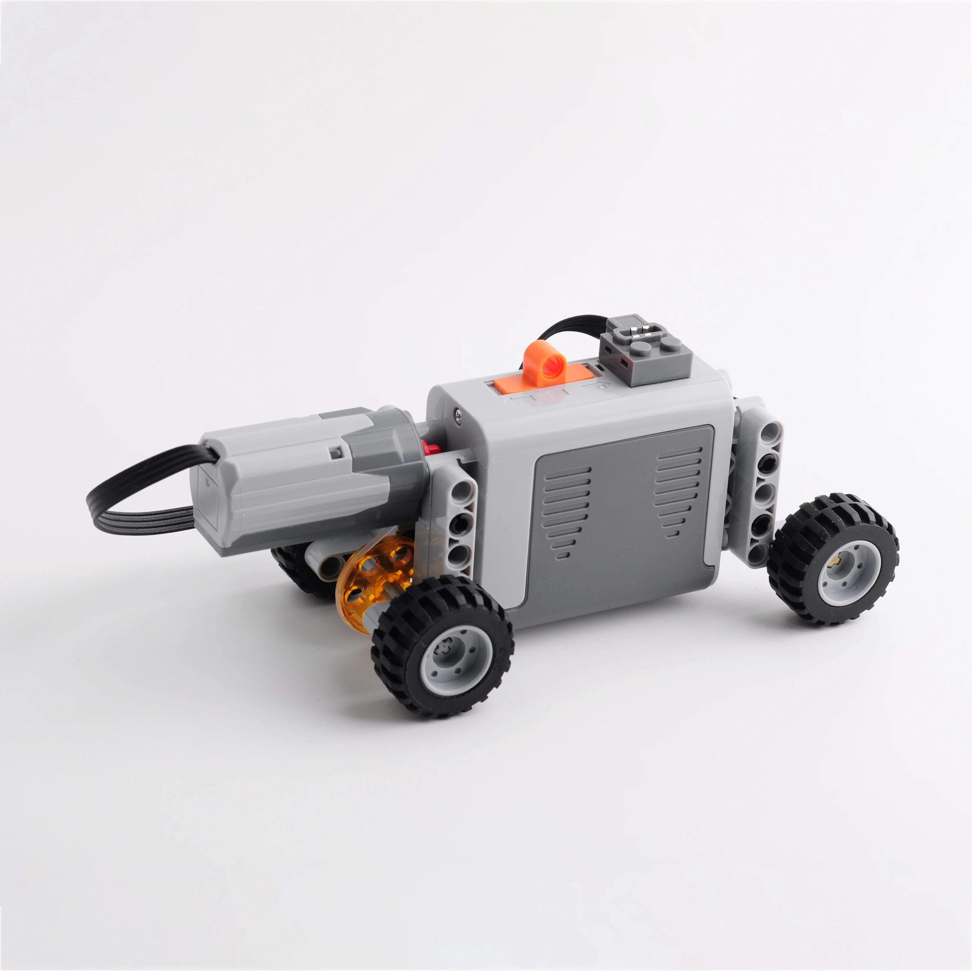 Juego técnico de coches MOC, Kit de ladrillos, caja de pilas AA, Motor M Compatible con bloques de construcción legoeds 8883 8881, coche de juguete con función de potencia