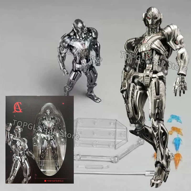Neue heiße AC Toys Ultron Actionfigur Revoltech Avengers Ultron Figur PVC Bewegliche Sammlerfigur KO Modell Ornamente Spielzeug Geschenke