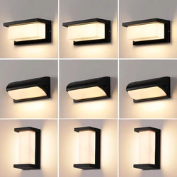 Led Outdoor Lights Wall Light Waterproof IP65 Motion Sensor Led Lighting Porch Lights Balcony Garden Lights Outdoor Wall Lamp