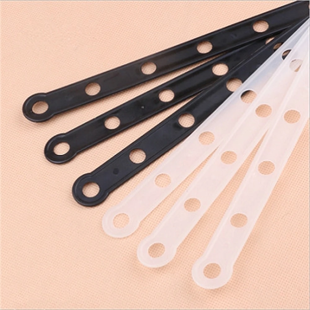 Hanger Connector Strips 14 Holes, Plastic Hanger Grip Accessories, Clothes Suits Coordinates Storage Display Drop Hanging Strip