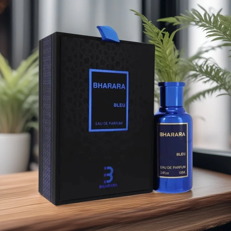 عطر Bharara Double Bleu Eau De للرجال 3.4 أونصة / 100 مل، هذه العطور يجمع بين الروائح الزهرية المختلفة، والعطر الذي يدوم طويلاً. #4