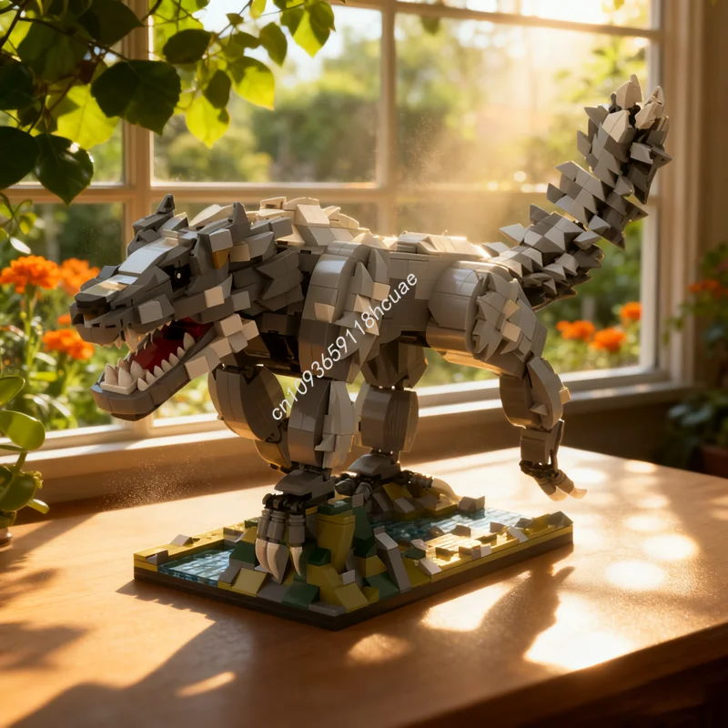 

1444 шт. MOC Fenrir Devourer The Sun Creator модель строительные блоки творческая идея образование Рождественский подарок детские игрушки на день рождения