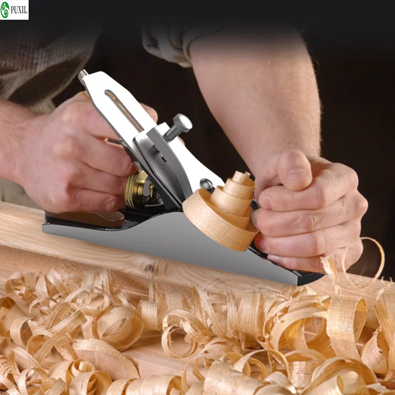 European Alloy Steel Blade Wood Plaina, Carpintaria Woodcraft, aparar faca, tratar rebarba, carpintaria, plano plano mão ferramenta