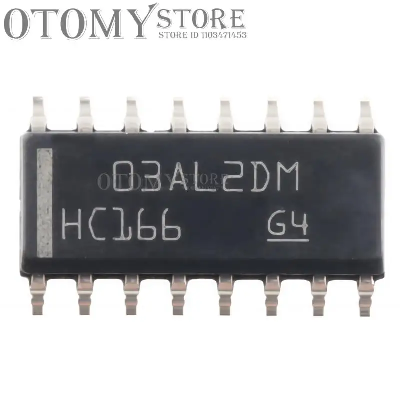 10PCS 100% New SN74HC166DR Printed Silk HC166 SOP-16 SN74HC166 74HC166 SOIC16 8-bit Parallel-In Serial-Out Shift Register