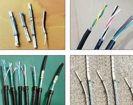Semi-auto Cable Braided Mesh Cutting Machine, Cut Shield Net Without Damaging Inner Wire
