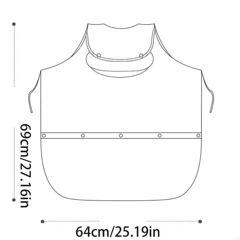 

CORB 1-3 Year Baby Eat Complementary Bib Dining Chair Cover Integrated Water Proofing Feeding Apron Protect from Spills