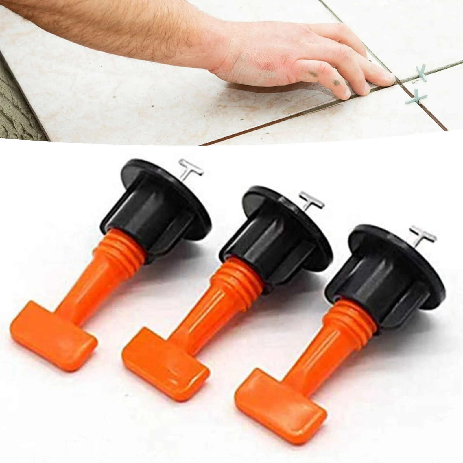 

Tile Leveling System Kit Level Spacers Flooring Wall Leveler Locator Positioning Tool Set Tile Level Spacers Tile Leveler