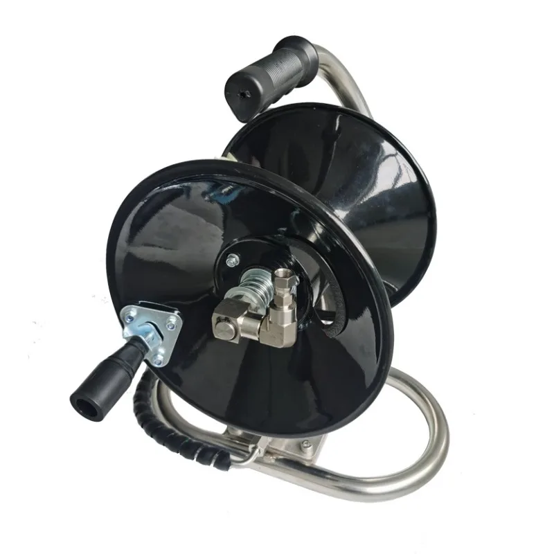 High-Pressure Pipe Reel, Dredging Hand Reel, Car Wash Machine Storage Rack