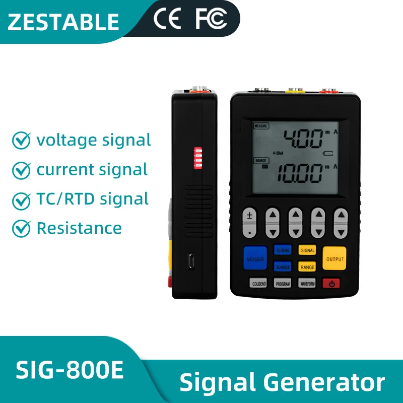 Signal Generator Source Adjustable Current Voltage 0-10V Simulator 4-20mA Signal Sources Transmitter Calibrator