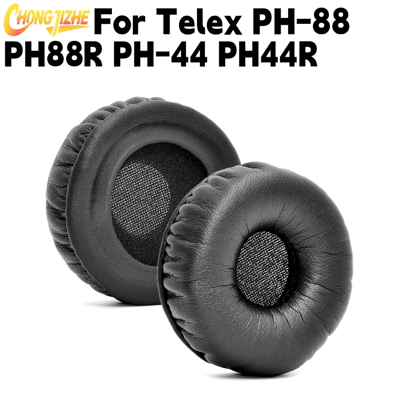 Replacement Protein Leather Ear Pads For Telex PH-88 PH88R PH-44 PH44R Communication Headset Memory Foam Earmuff Repair Parts