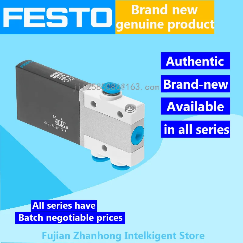 FESTO Genuine Original 525206 MHE4-M1H-3/2O-1/4,525207 MHE4-MS1H-3/2O-1/4,525213 MHE4-MS1H-3/2O-QS-8-K,Price Negotiable