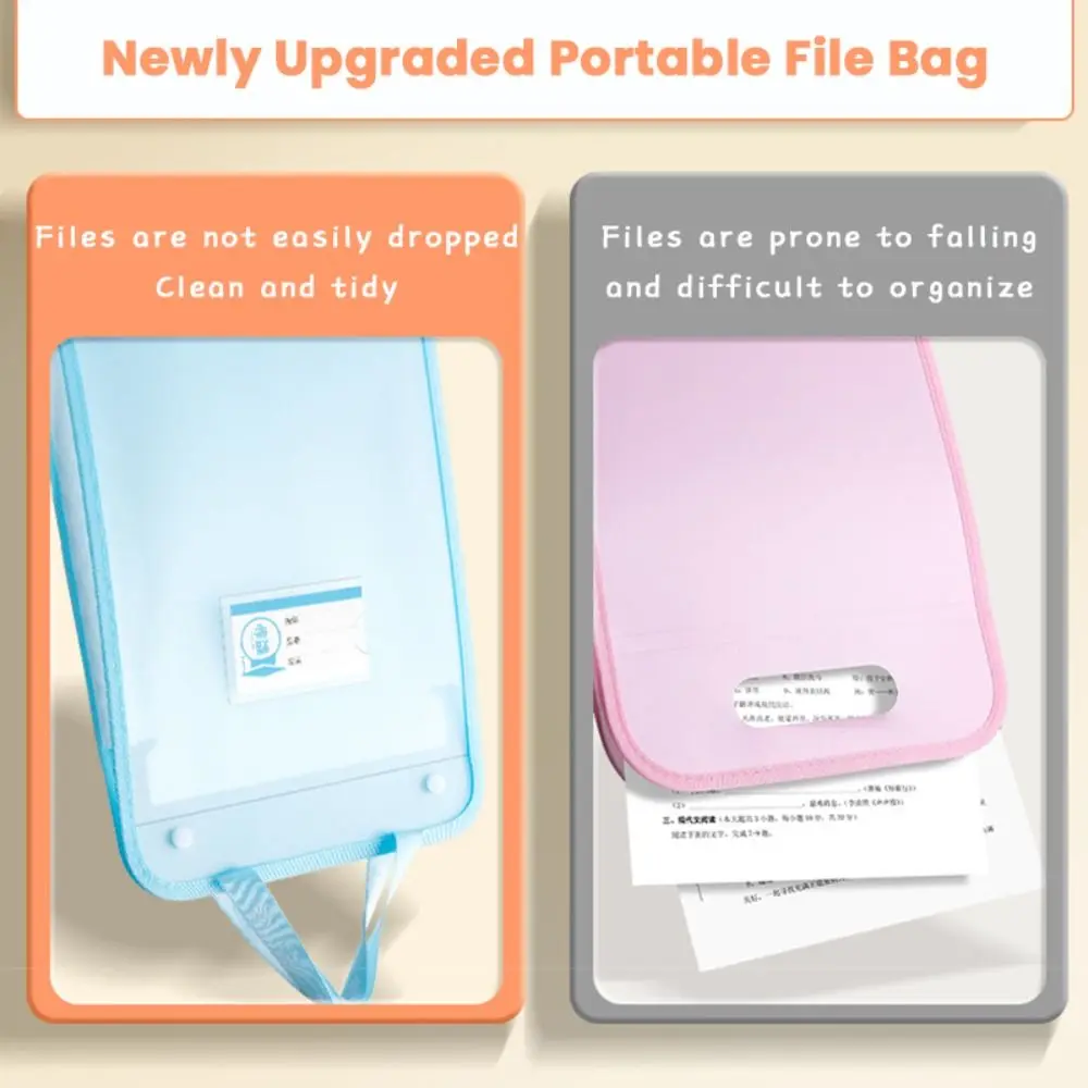 Cartella portadocumenti impermeabile in PP A4 Borsa portadocumenti portatile a 13 strati Borsa portadocumenti ad alta capacità regalo