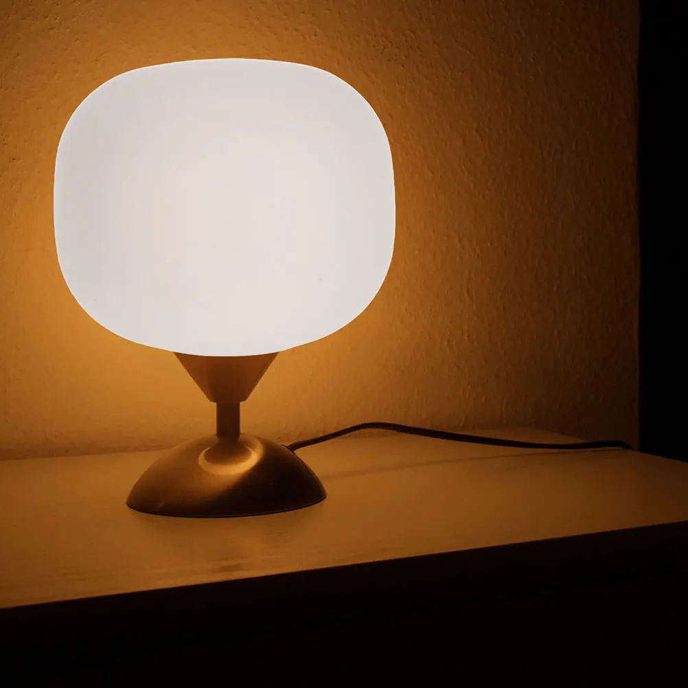 

Абажур из матового стекла молочно-белого цвета с гладкой отделкой, мягкое рассеянное освещение для настольной лампы, настенное бра, декоративное украшение для дома и офиса в общежитии