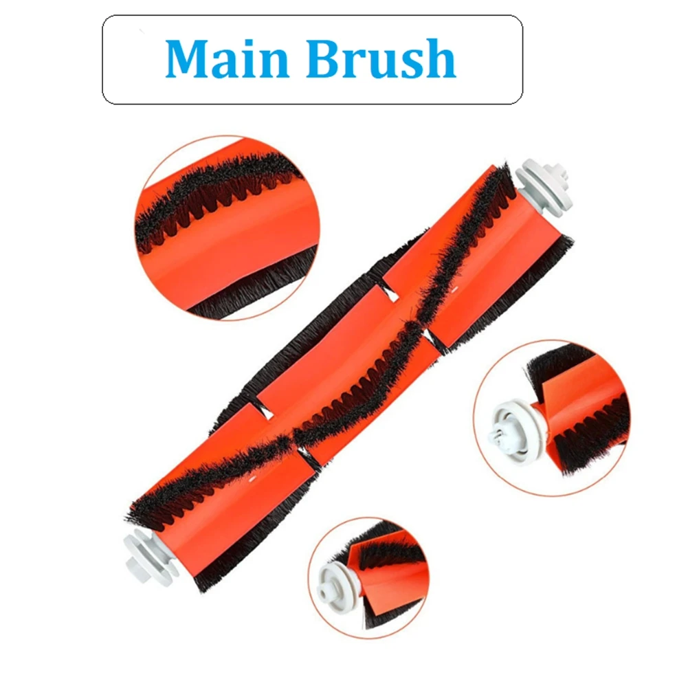 2PCS Robotic Vacuum Cleaner Main Brush Replacement Accessories For Xiaomi Dreame S10 / S10 Pro
