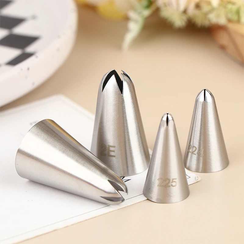 

Горячая распродажа: 1/4 шт. насадок для украшения тортов из нержавеющей стали, кондитерских насадок для крема, кремовых украшений, кондитерских изделий, для декора кексов и тортов.