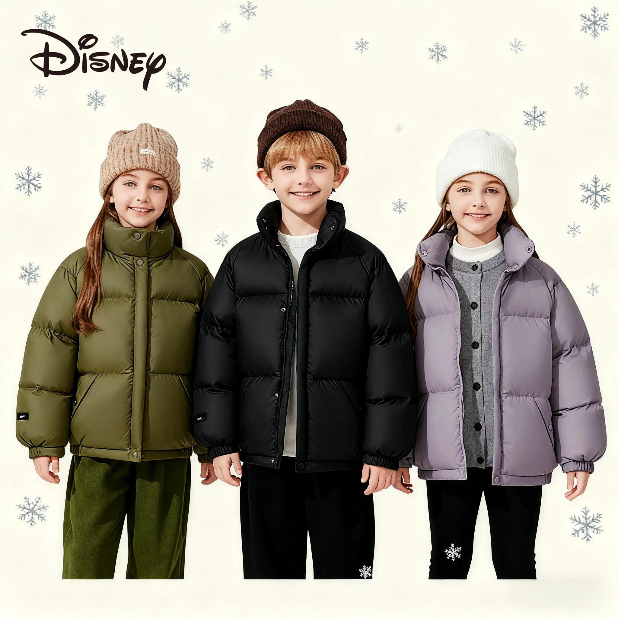 

Детский пуховик Disney, очень пышная удобная верхняя одежда, зимний морозостойкий пуховик, удобное утепленное пальто
