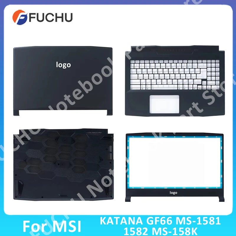 

Laptop Parts For MSI Katana GF66 MS-1581 1582 MS-158K Lcd Back Cover Rear Lid Bezel Keyboard Palmrest Upper Case Bottom Shell