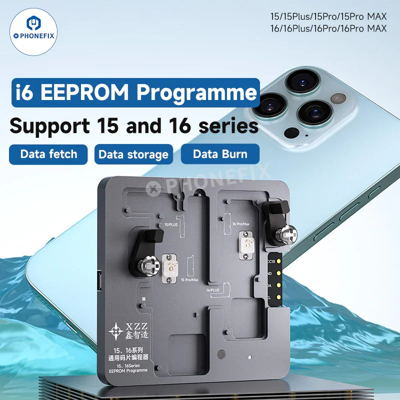 

XZZ i6 i5 i4 E13 EEPROM Chip Programme Logic Baseband Read Write for iPhone X-16 Pro Max Non-Removal EEPROM IC Test Repair Tool