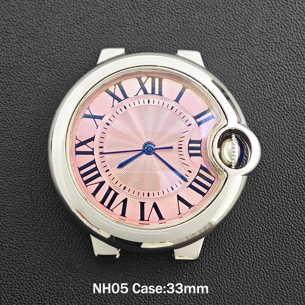 NH05 Case /Miyota8215 High Quality Stainless Steel Couple Watch Dial Set Custom Logo Dial Blue Balloon Couple Case