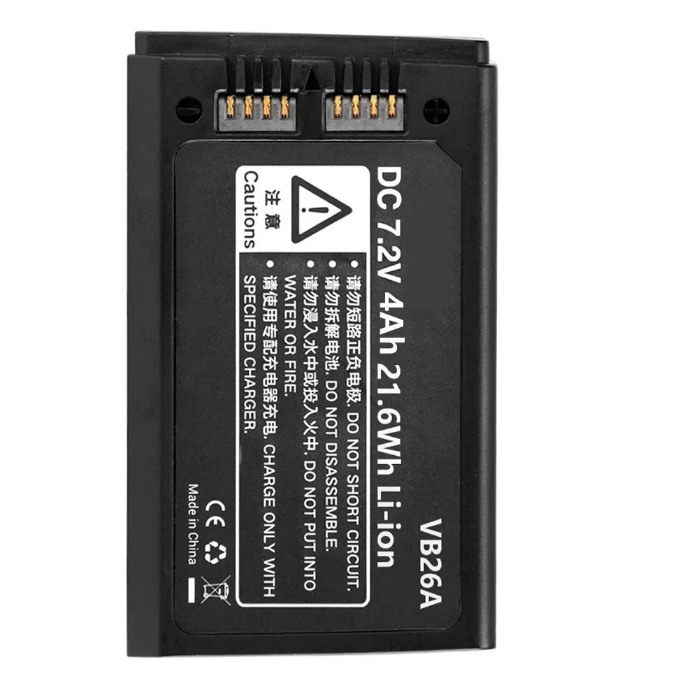 VB26A VB26 Li-Ion Akku 4000mAh Ersatz Batterie Für Godox V1S V1C V1N V1F V1O V1P Runde Kopf Flash