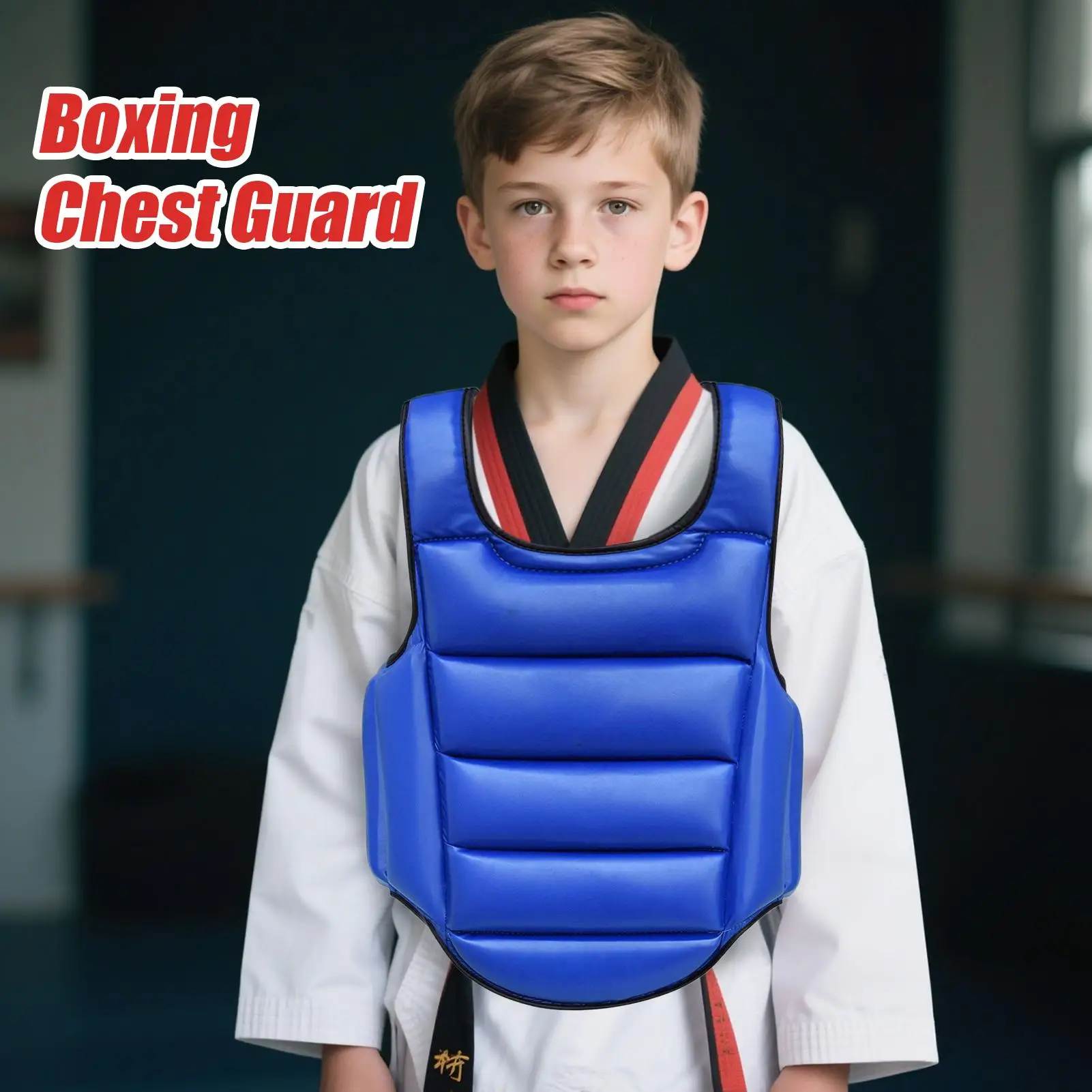 

Boxing Body Pad Muay Thai Kickboxing Belly Protector Adjustable Body Protection Pad Sparring Accessories For Martial Arts