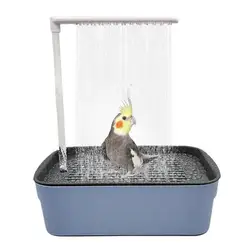 Parrot Automatic Bathtub Bird Bath Circulating Water Shower Parrot Circulation Shower Pet Bird Bathtub Bird Cleaning Bath Tub
