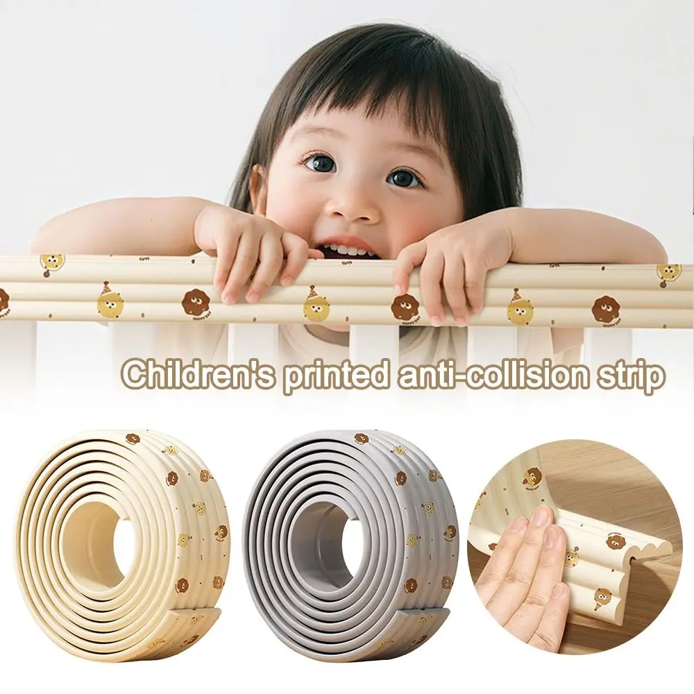 Durable 2m Desk Edge Guard Strip Soft Thickened Wall Corner Protector Waterproof Self Adhesive Foam Bumper for Baby Safety