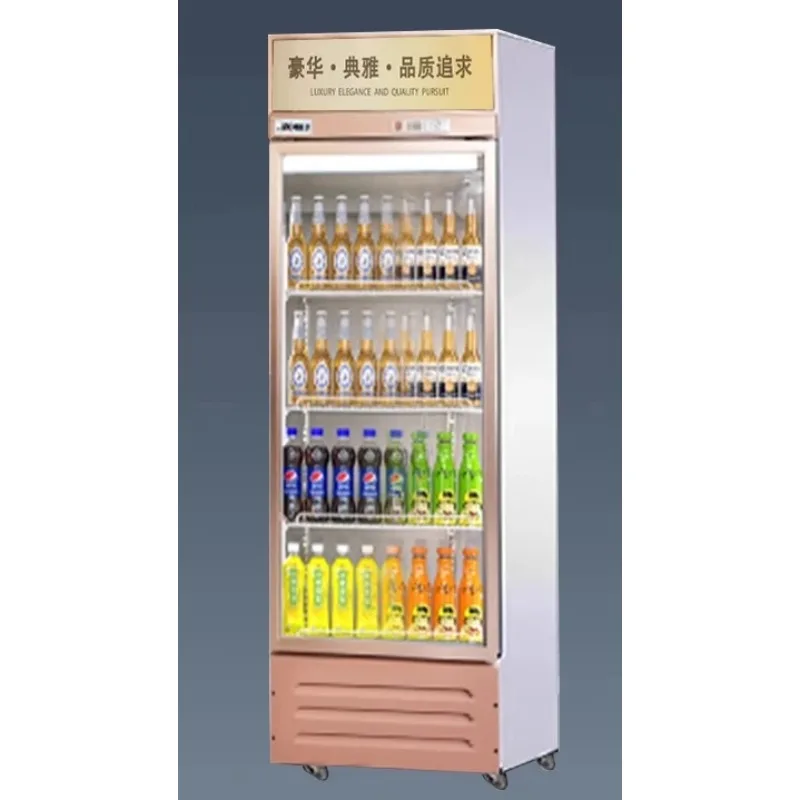 A55 Refrigerated Display Cabinet Beverage Cabinet Single Double Door Commercial Refrigerator Vertical Beer Cabinet