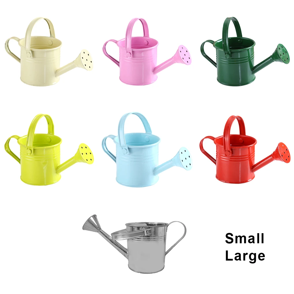 Iron Watering Can Large Capacity Long Mouth Kettle Outdoor Diffuser Sprinkler