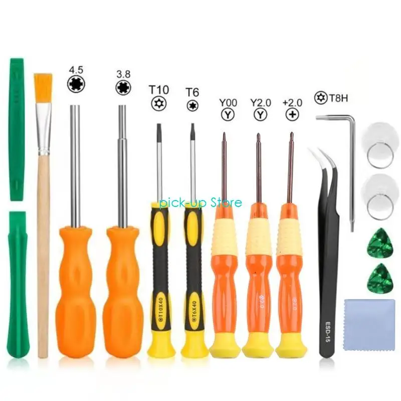 Q5WA cho Trị Cánh Đầu Bộ Tua Vít 17 trong 1 Bộ Công Cụ Sửa Chữa Trò Chơi Điện Tử Phù Hợp Với Swi