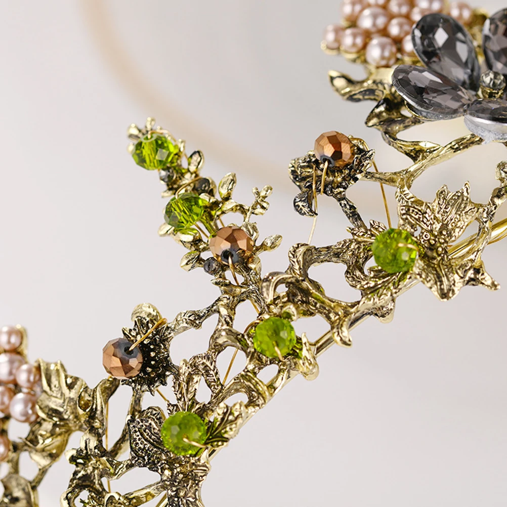 

Elegant Crown Headb Bride Wedding Headdress Fashion Headwear Photography Accessories Gorgeous Design Exquisite Craft Bright