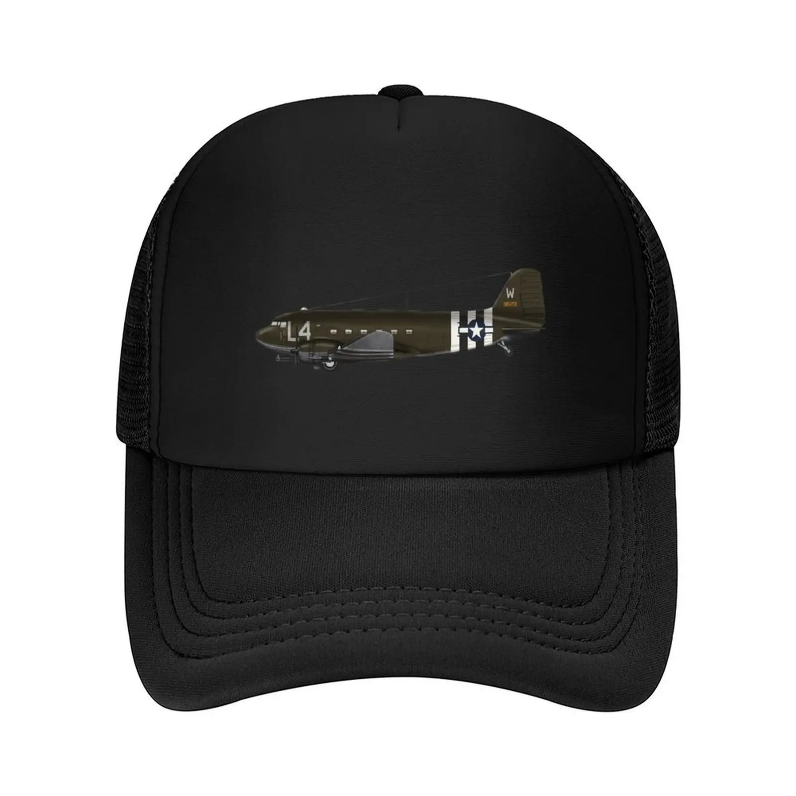 

USAAF C-47 Skytrain - 101st Airborne Baseball Cap Streetwear Unique hats Snap Back Hat |-F-| Women's Golf Wear Men's