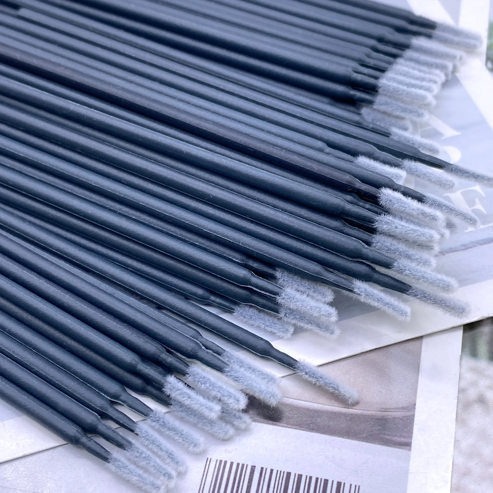 1000 pcs/lot Extension de cils tampons de nettoyage cils ascenseur dissolvant de colle applicateurs Microblade maquillage Micro brosses outil