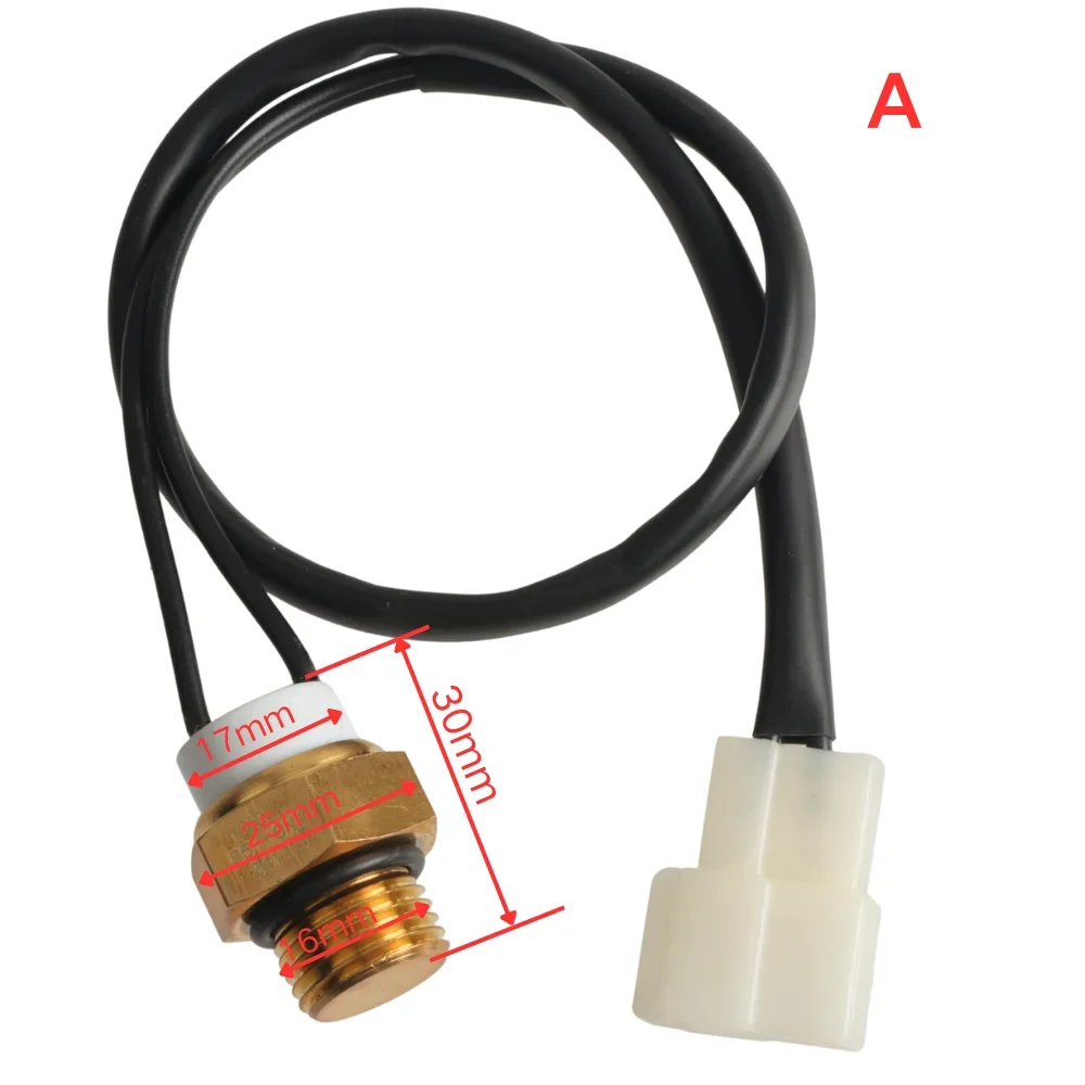 Motorcycle Radiator Fan 65℃ / 85℃ Thermal Sensor Switch M16 * P1.5 For Water Cooled Engine Motocross Tricycle Quad ATV Dirt Bike