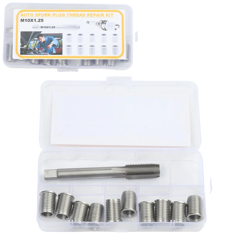 

Professional Thread Cutting Tools Thread Repair Tools Thread Repair Kit M10X1.25 M10X1.25 Tap High-speed Steel Tap Garage Repair