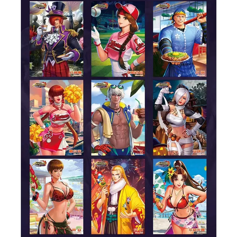 Commercio all'ingrosso THE KING OF FIGHTERS Cards Collection for Children Entertainment All Star Limited AR Cards hobby Boys regali di compleanno