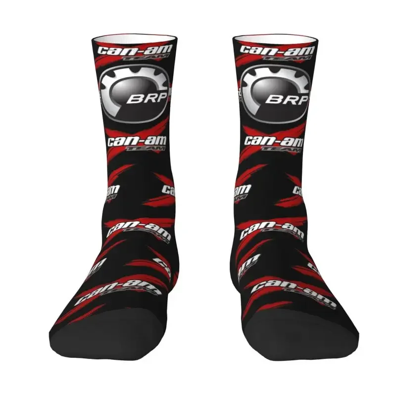 Funny Motorcycle Can Am BRP Socks Women Male Men Breathable Hip Hop 3D Print Sports Basketball Socks