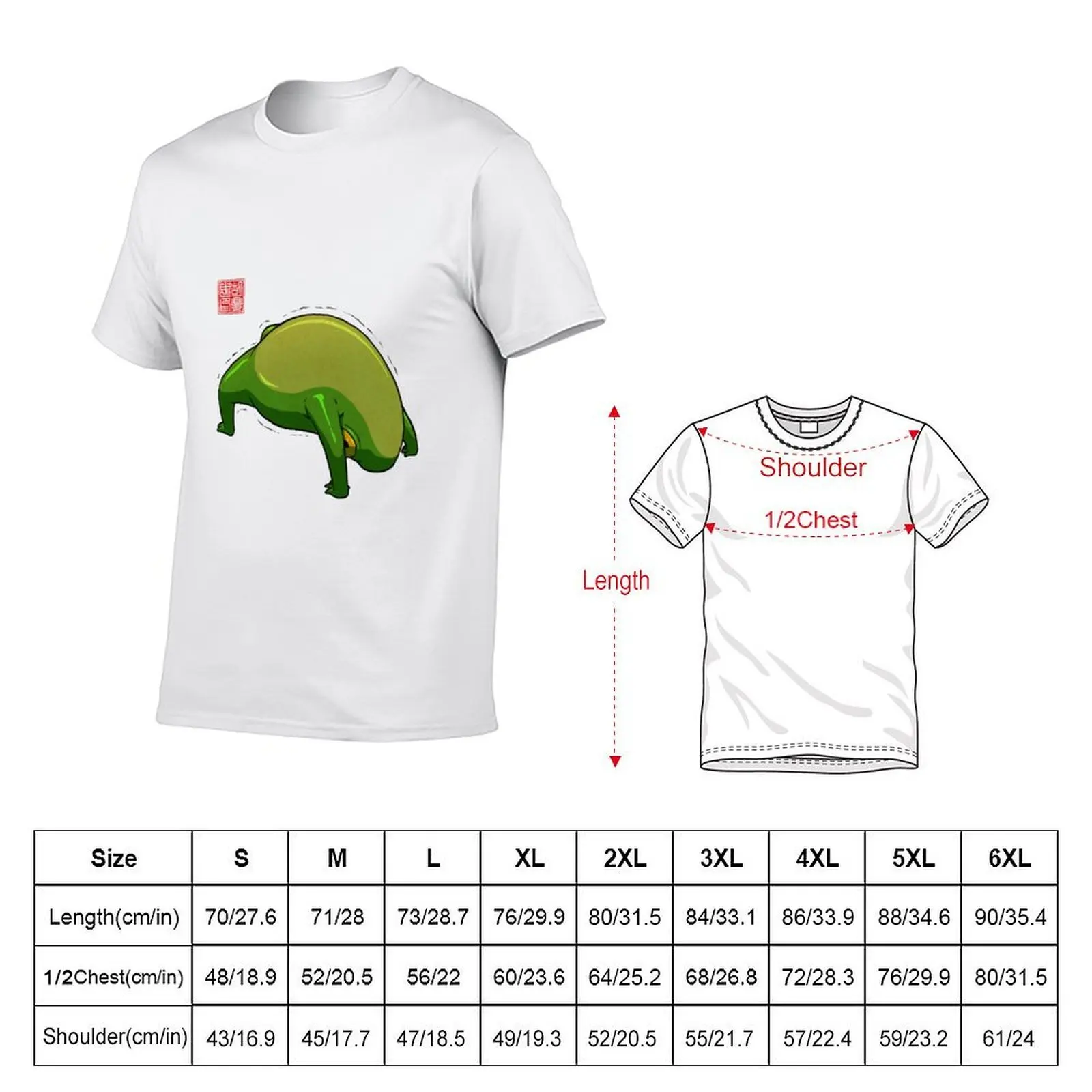 Yoga Frog Wheel Pose T-Shirt shirts graphic tees Blouse men workout shirt