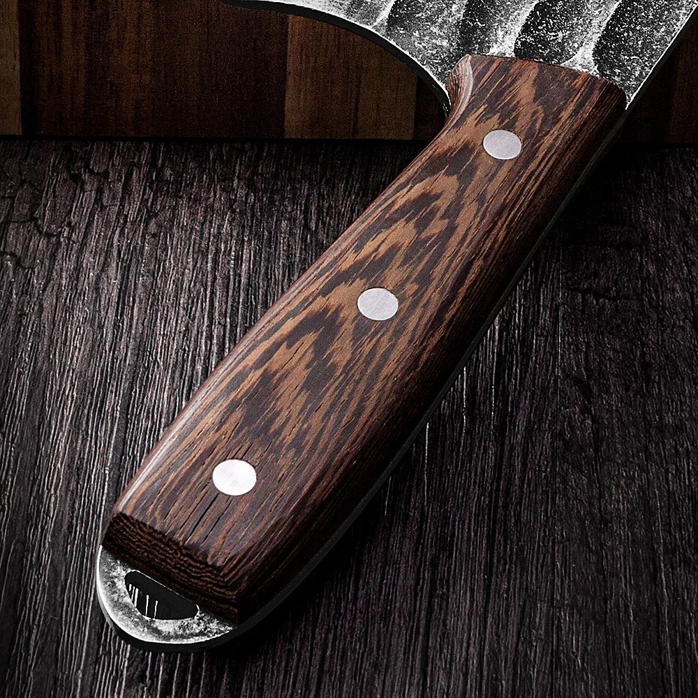 Handmade Stainless Steel Kitchen Knife Chef Knife Professional Butcher Knife Meat Vegetables Slicing Cleaver for Kitchen Tools