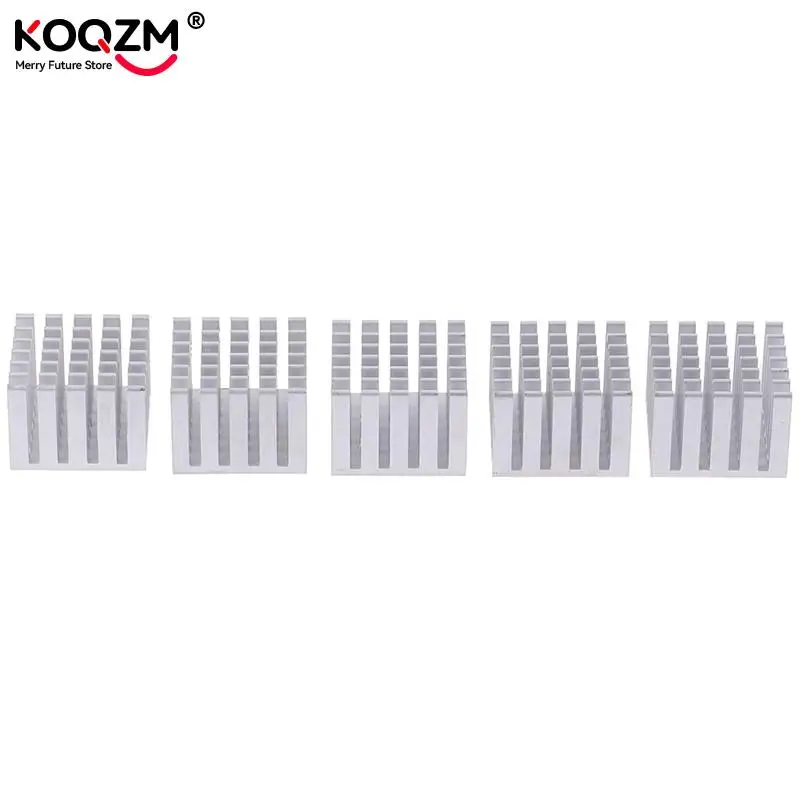 5Pcs 20x20x15/10mm Cooling Accessories DIY Heatsink CPU GPU Chip Aluminum Heatsink