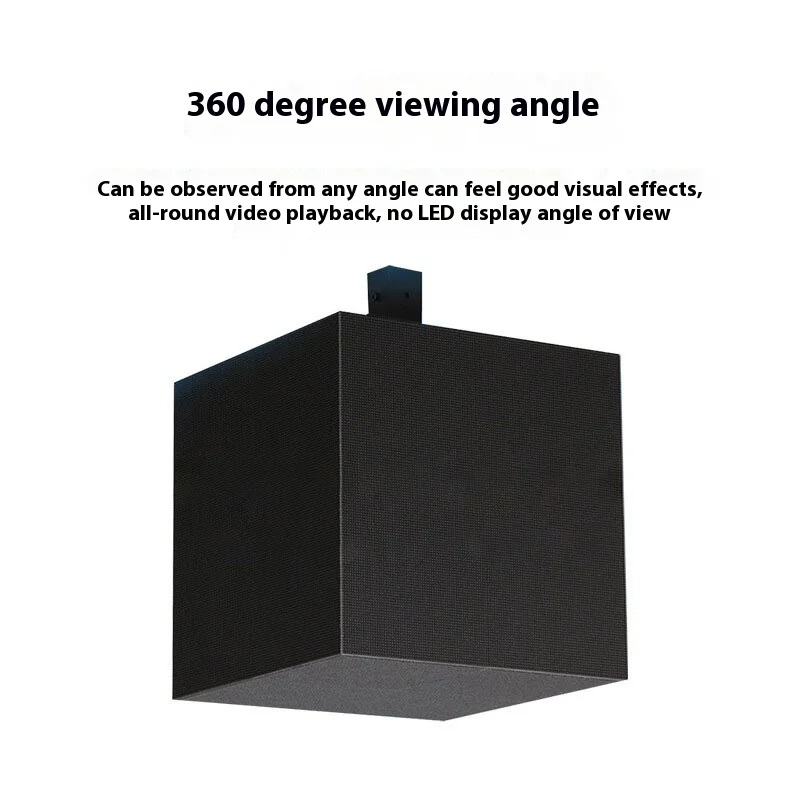 P3 P2.5 LED Display  Screen Five Or Six Sided Cube Display For Bar Store Advertising Sign