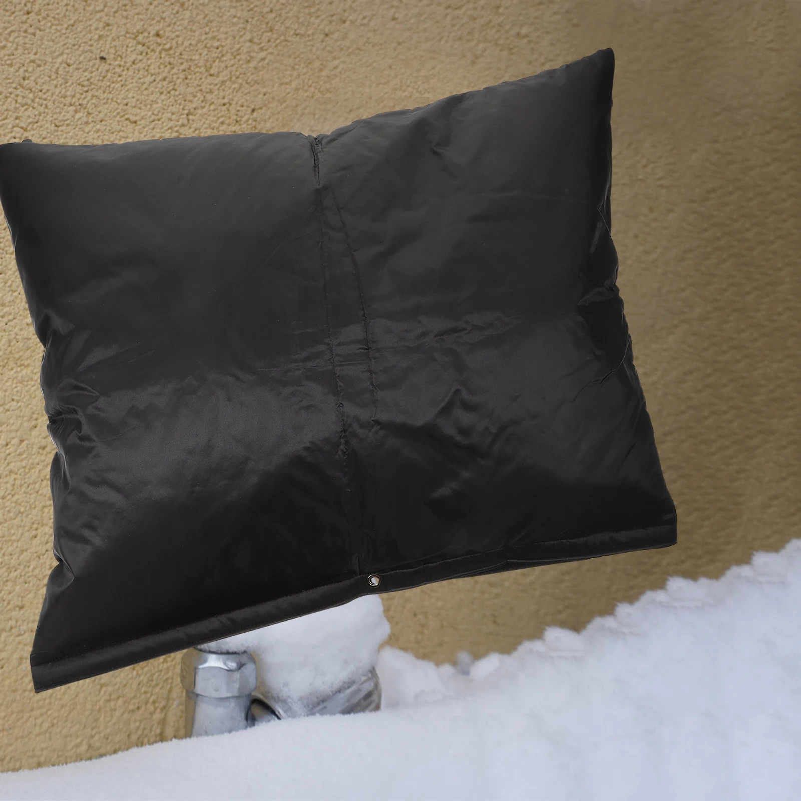 

Oxford Cloth Faucet Freeze Cover Black Garden Lawn Faucets Hose Bib Covers Winter Protector Thermal Cotton Outdoor