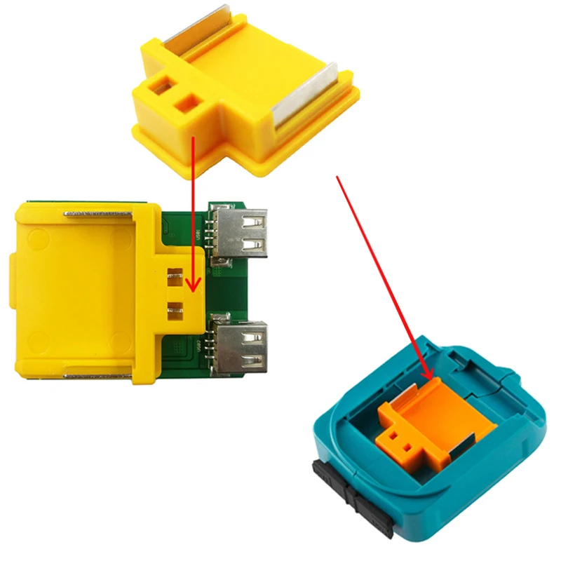 Stecker Terminal Block Für Makita 18V junction box Li-Ion Batterie Adapter BL1815 BL1830 BL1430 Buchse Elektrische Power Tools