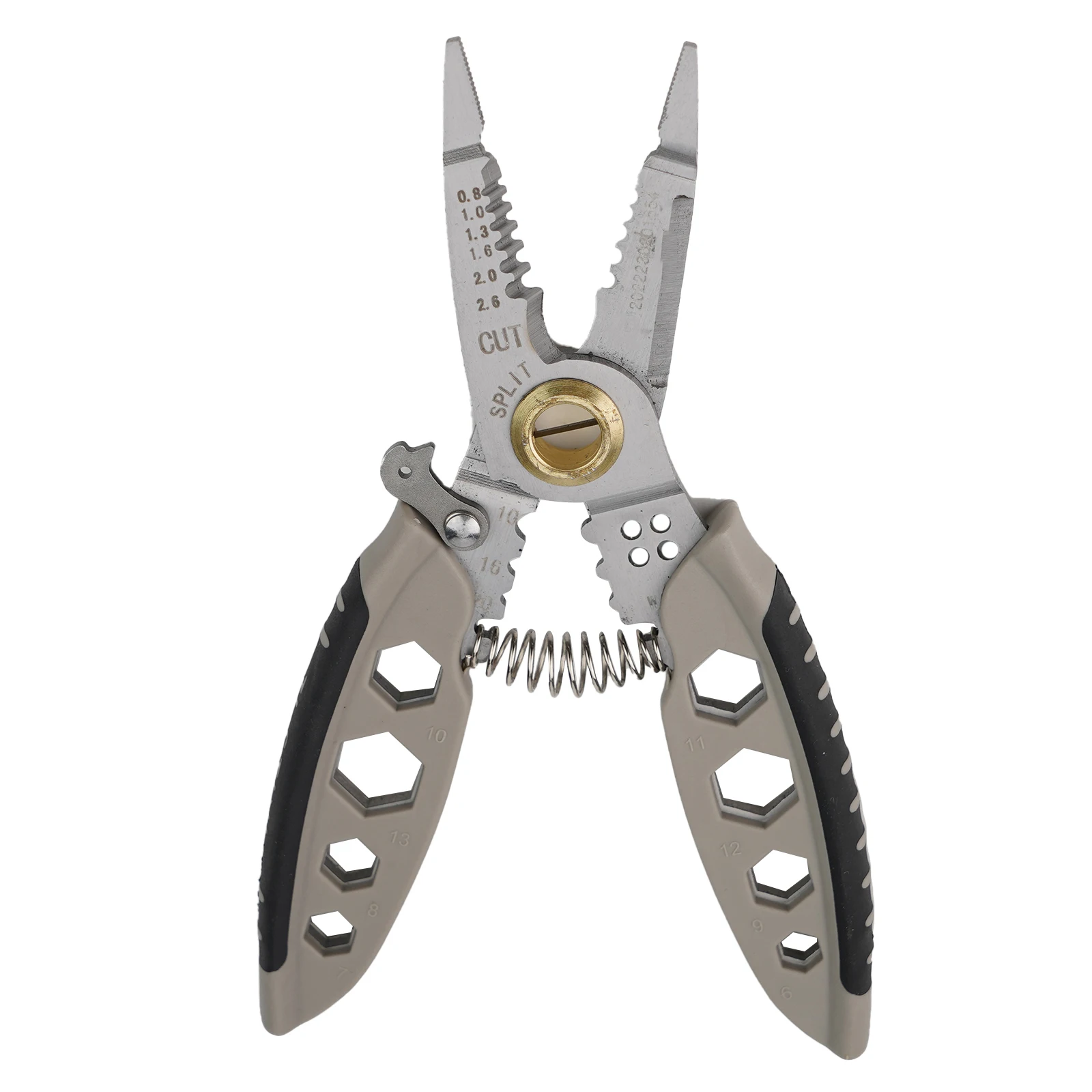 7 Inch Multipurpose Wire Stripper Professional Tool Electrician Crimpe Pliers For Wire Stripping Cable Cutters Hand Tool 16 In 1