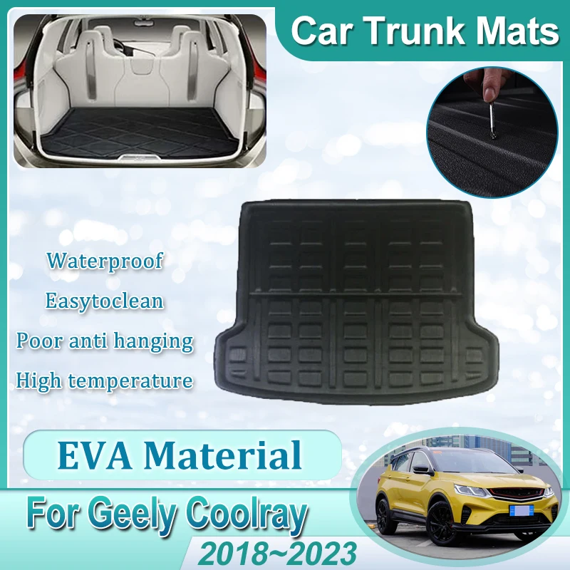 

For Geely Coolray Binyue SX11 2018 2019 2020 2021 2022 2023 EVA Trunk Mat Anti-slip Protective Waterproof Pad Interior Accessory