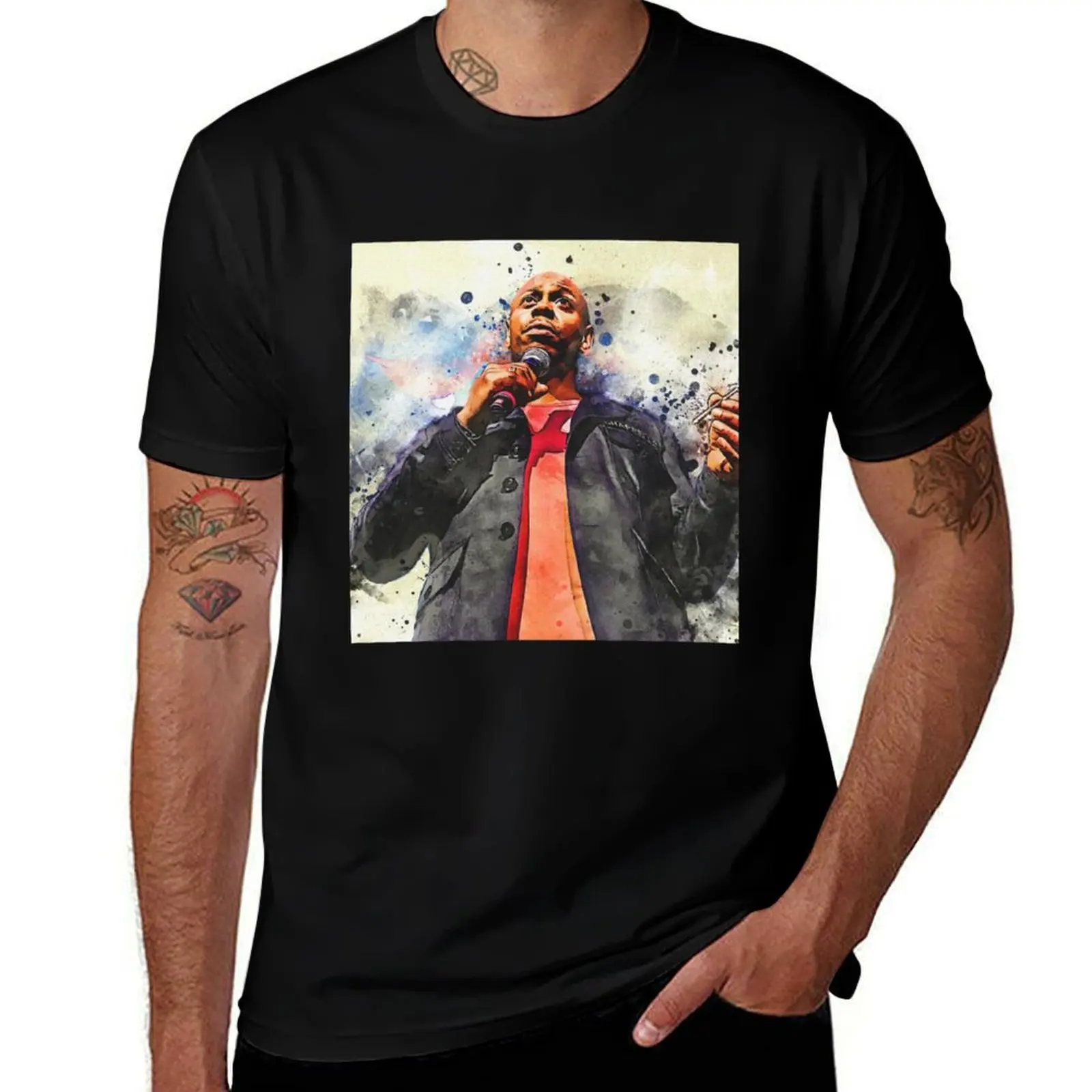 

Dave Chappelle T-Shirt men t shirt cotton 100% t shirt man casual