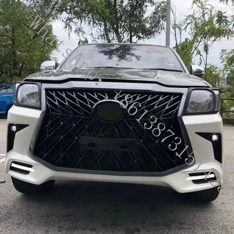 

Front Bumper Hilux Vigo 2005-2020, Upgrade to LX570 Style